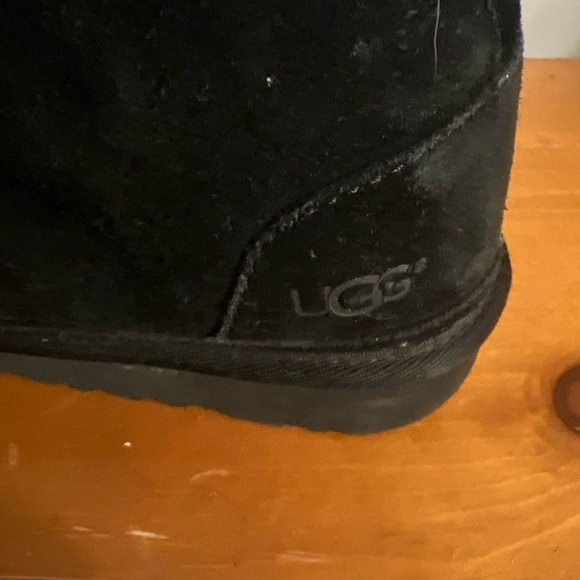 UGG NEUMEL WOMEN ANKLE BOOTS SUEDE BLACK US 4 - Picture 6 of 9